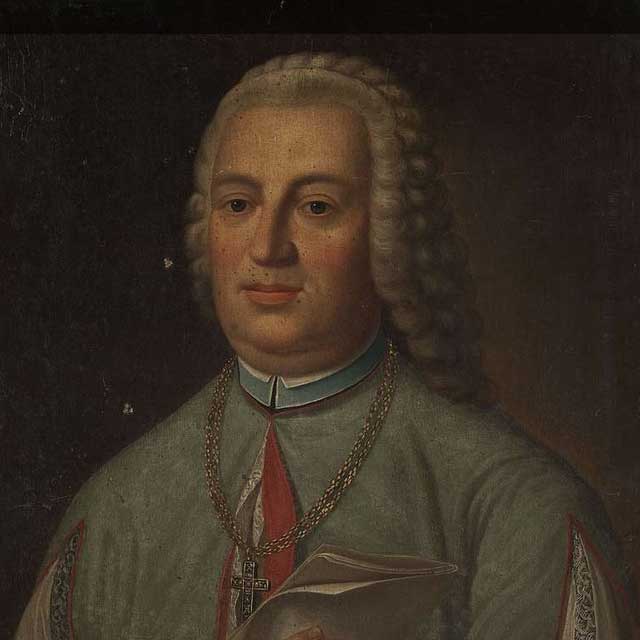 Wczesny emblemat zakonu we wnęce gabinetu (studiolo) św. Ignacego Loyoli, w kompleksie Stanze di Sant'Ignazio przy kościele Il Gesù w Rzymie (przełom XVI i XVII w.).