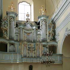 Witów – Kościół św. Małgorzaty i św. Augustyna (ponorbetański). Prospekt organowy
